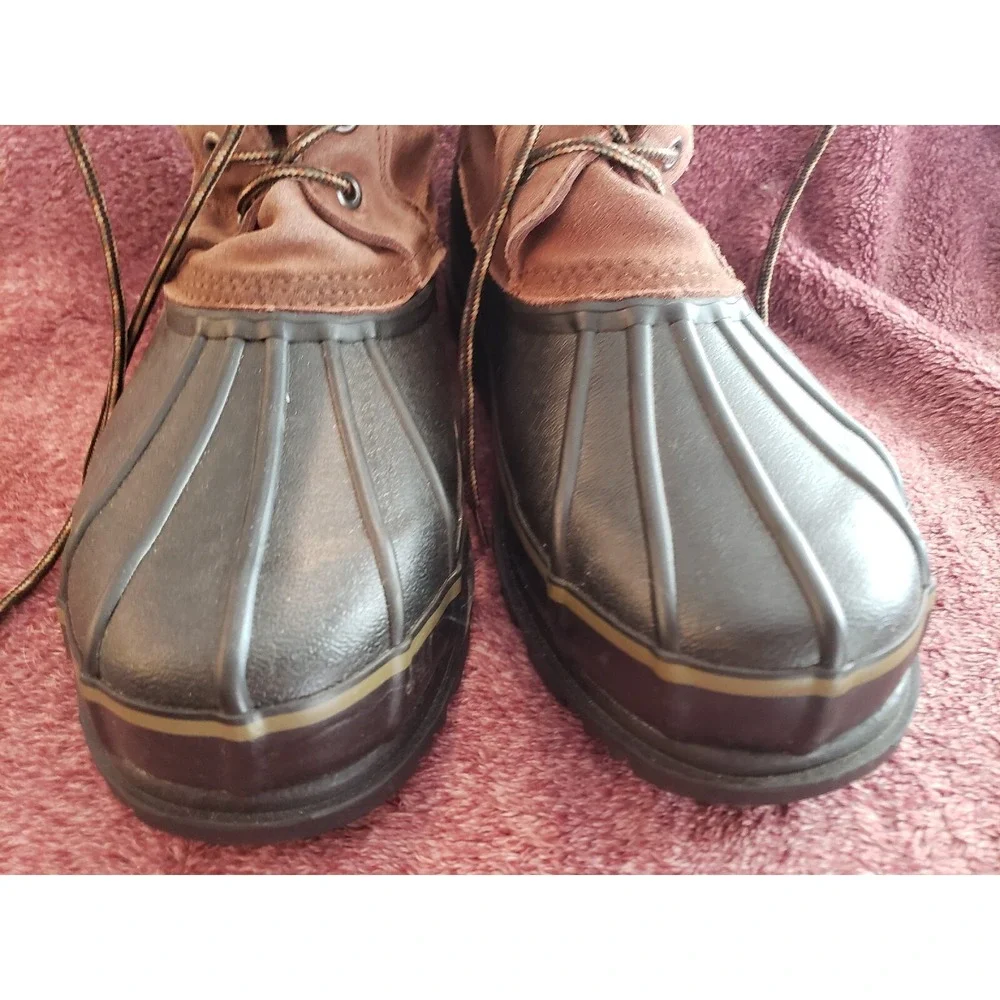 Tingley Thermo-lite Insulated Winter Waterproof Bottom Boots Size 11 Black Brown